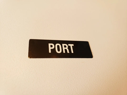 "Port" Label (our #175)