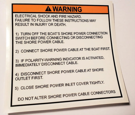 High Quality Boating Safety Labels - Meet ABYC Standards and US Laws ...