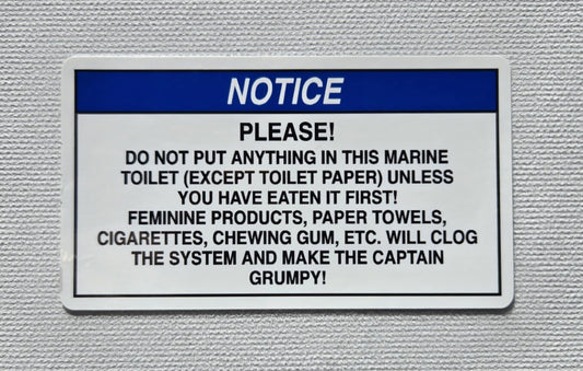 Please Don't Clog the Head! (our #166)