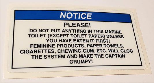 Please Don't Clog the Head! (our #166)