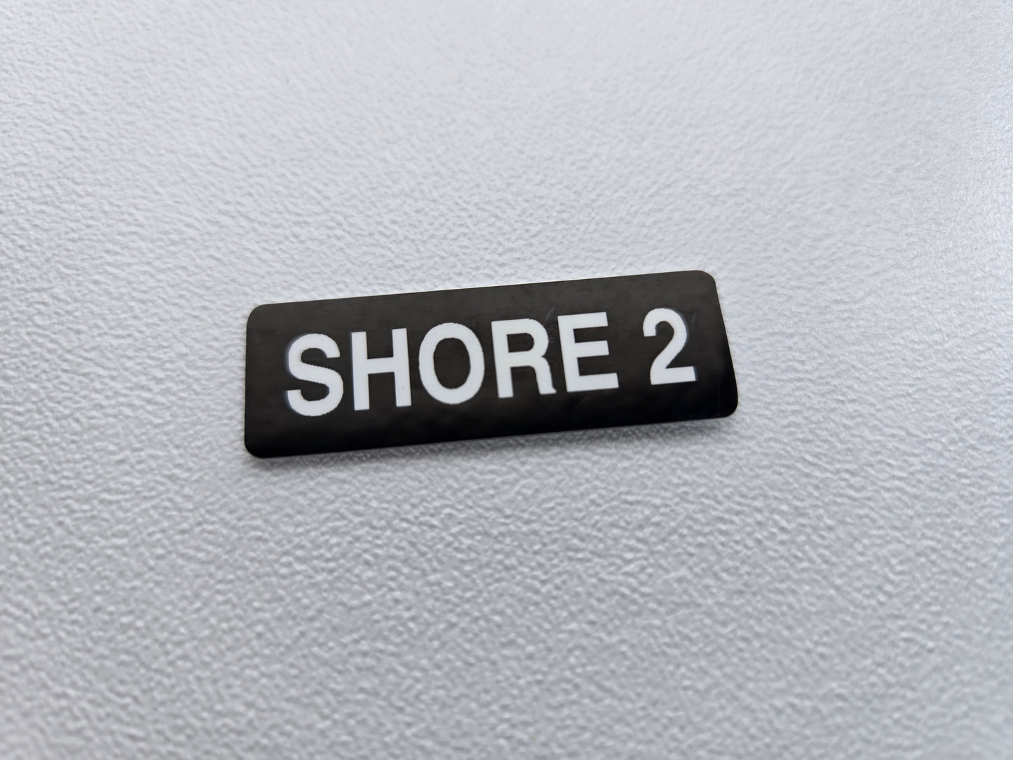 "SHORE 2" Label (our #184)